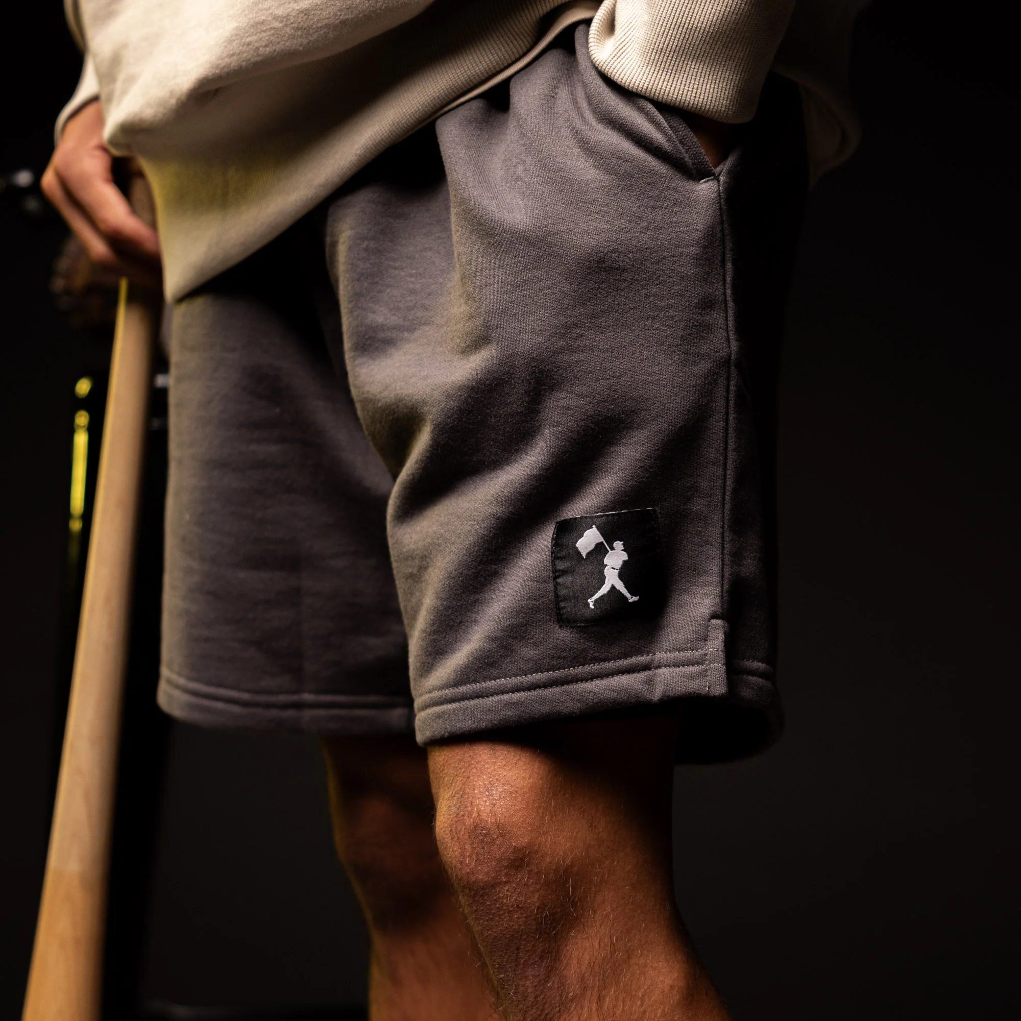 Play Hard Comfort Sweat Shorts - Charcoal - Image 6