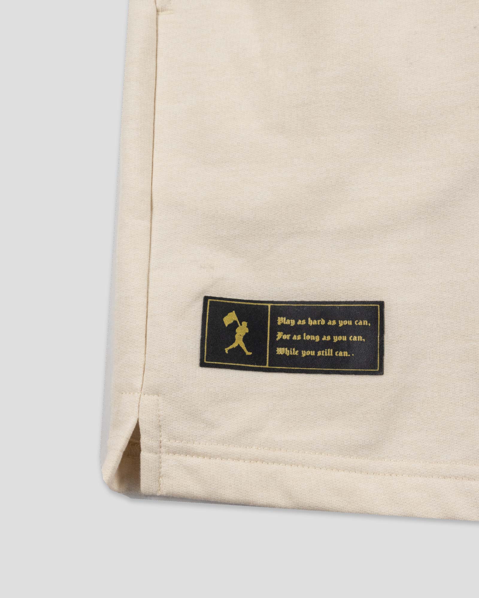 Play Hard Comfort Sweat Shorts - Cream - Image 5