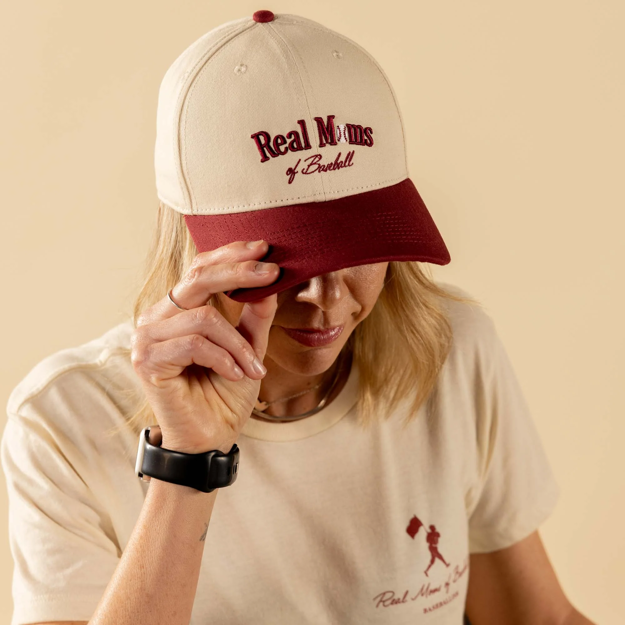 Real Moms of Baseball Shallow Crown Snapback - Image 5