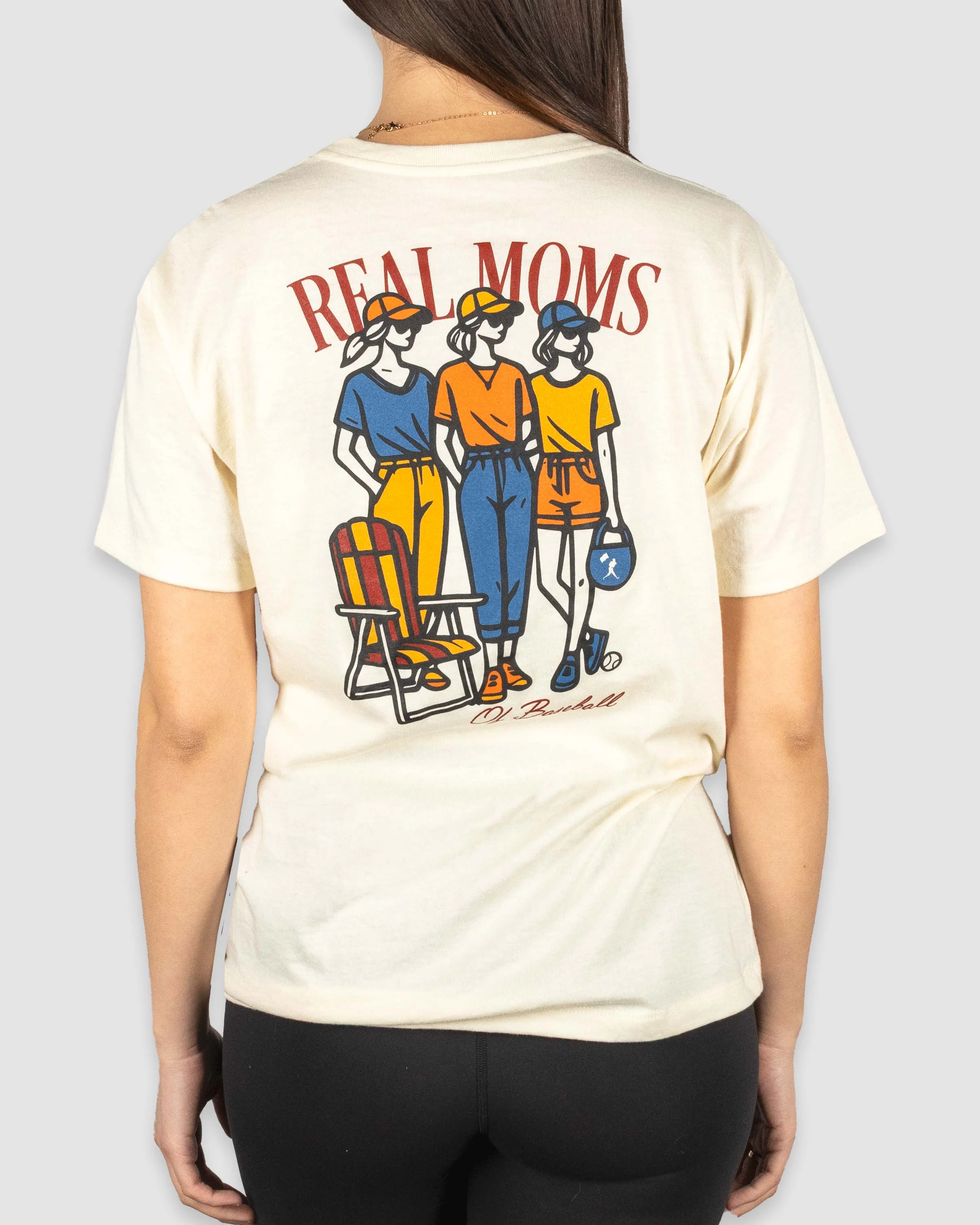 Real Moms of Baseball - Warm-Up Tee - Image 3