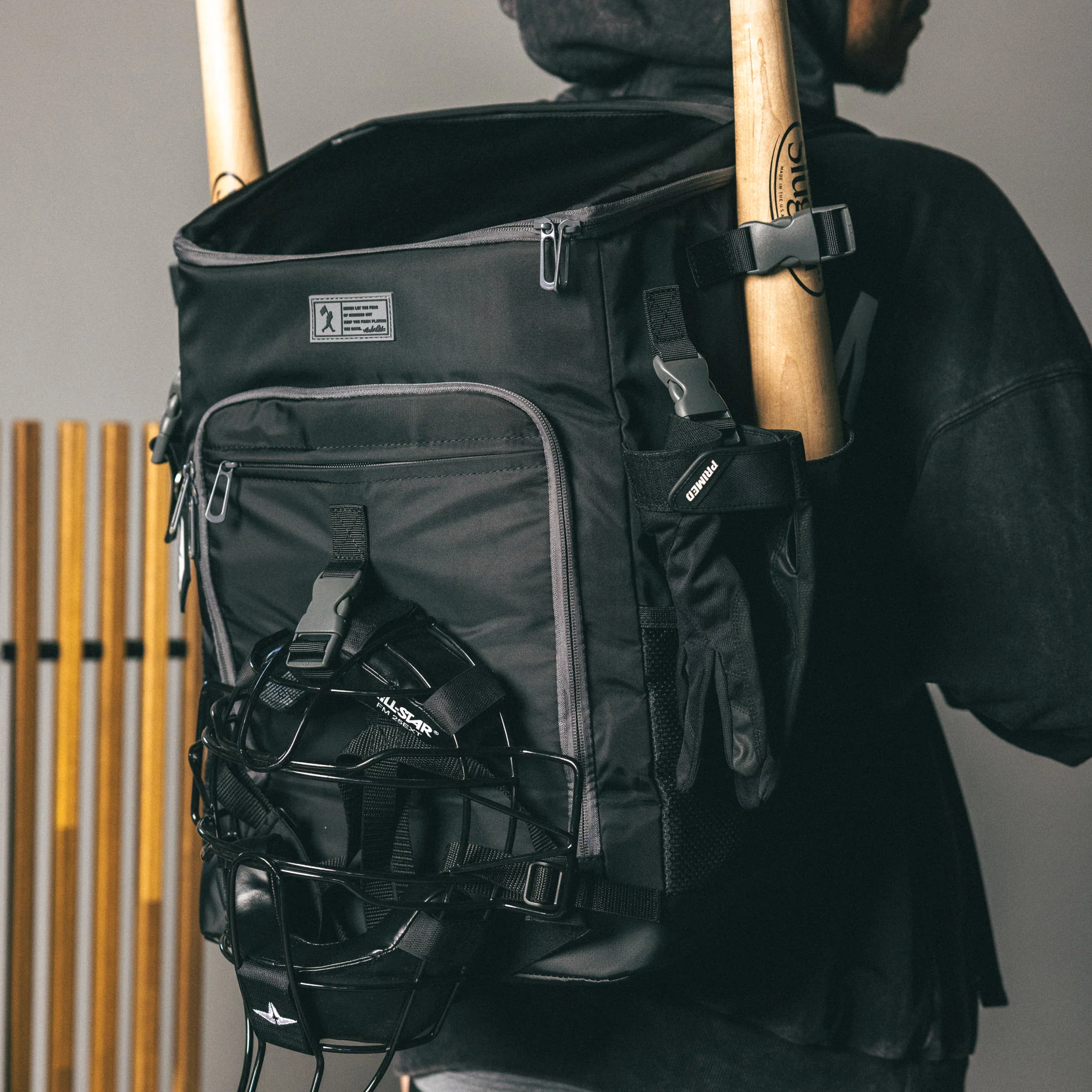 Ronin Baseball Equipment Backpack - Shimmer Black - Image 12