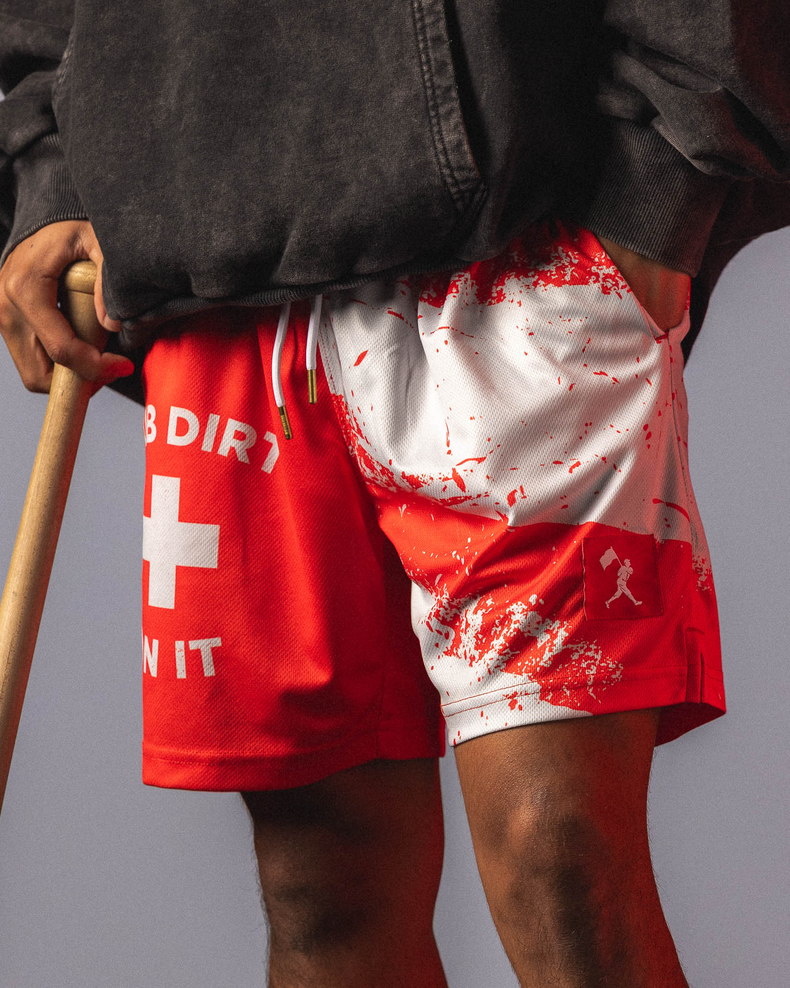 Rub Dirt Diamond Air Mesh Shorts - Image 6