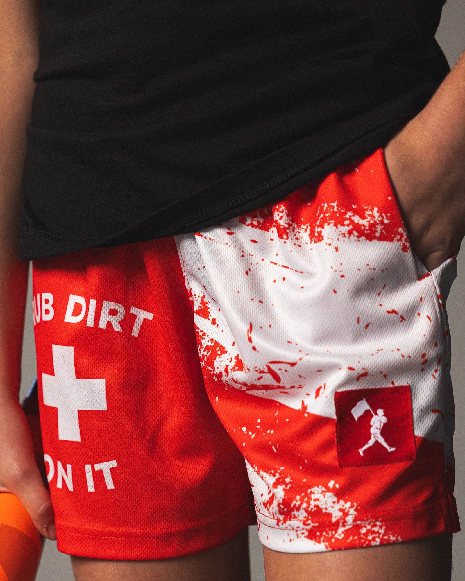 Rub Dirt Diamond Air Mesh Shorts - Youth - Image 6