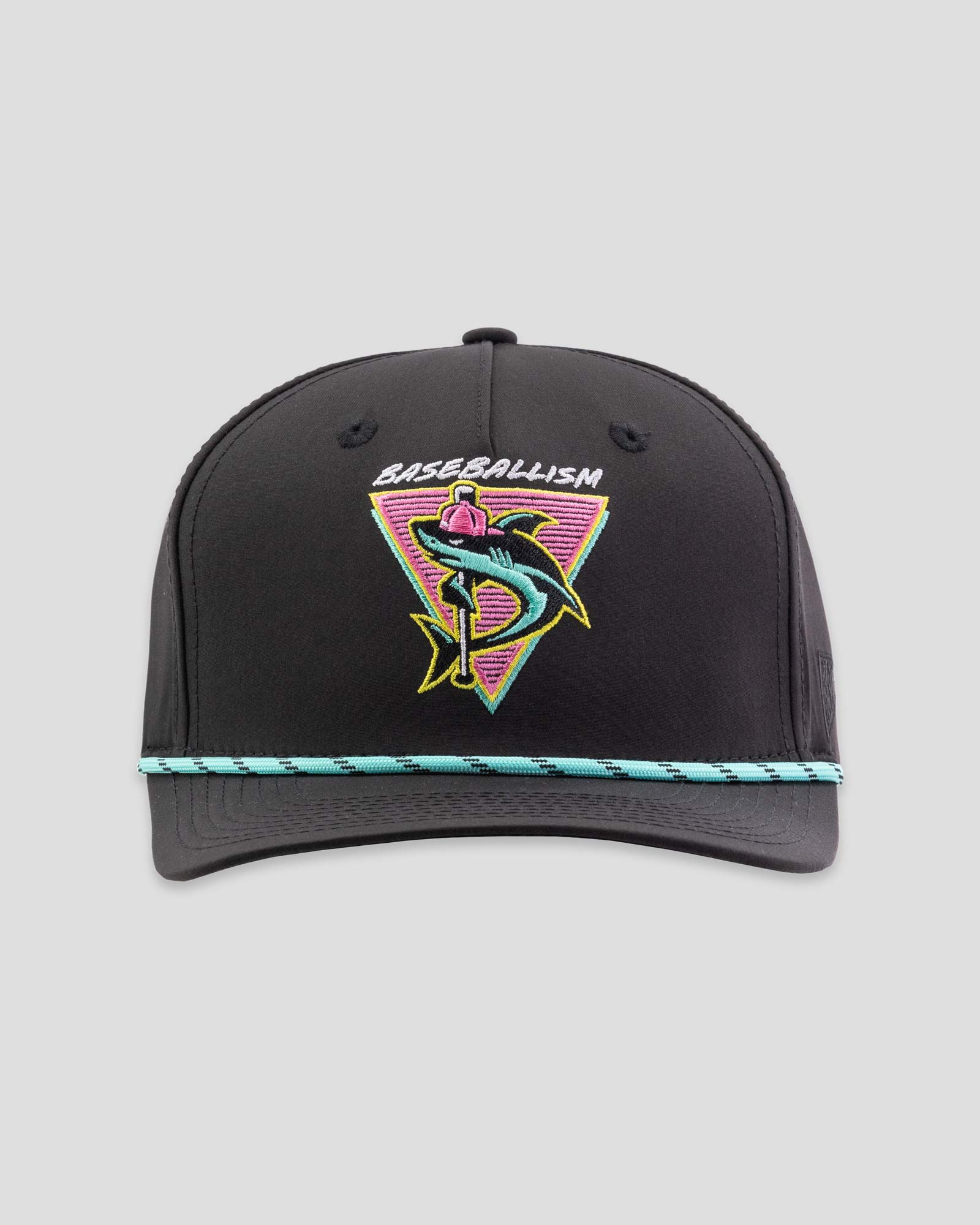 Shark Attack Rope Cap - Black - Image 2