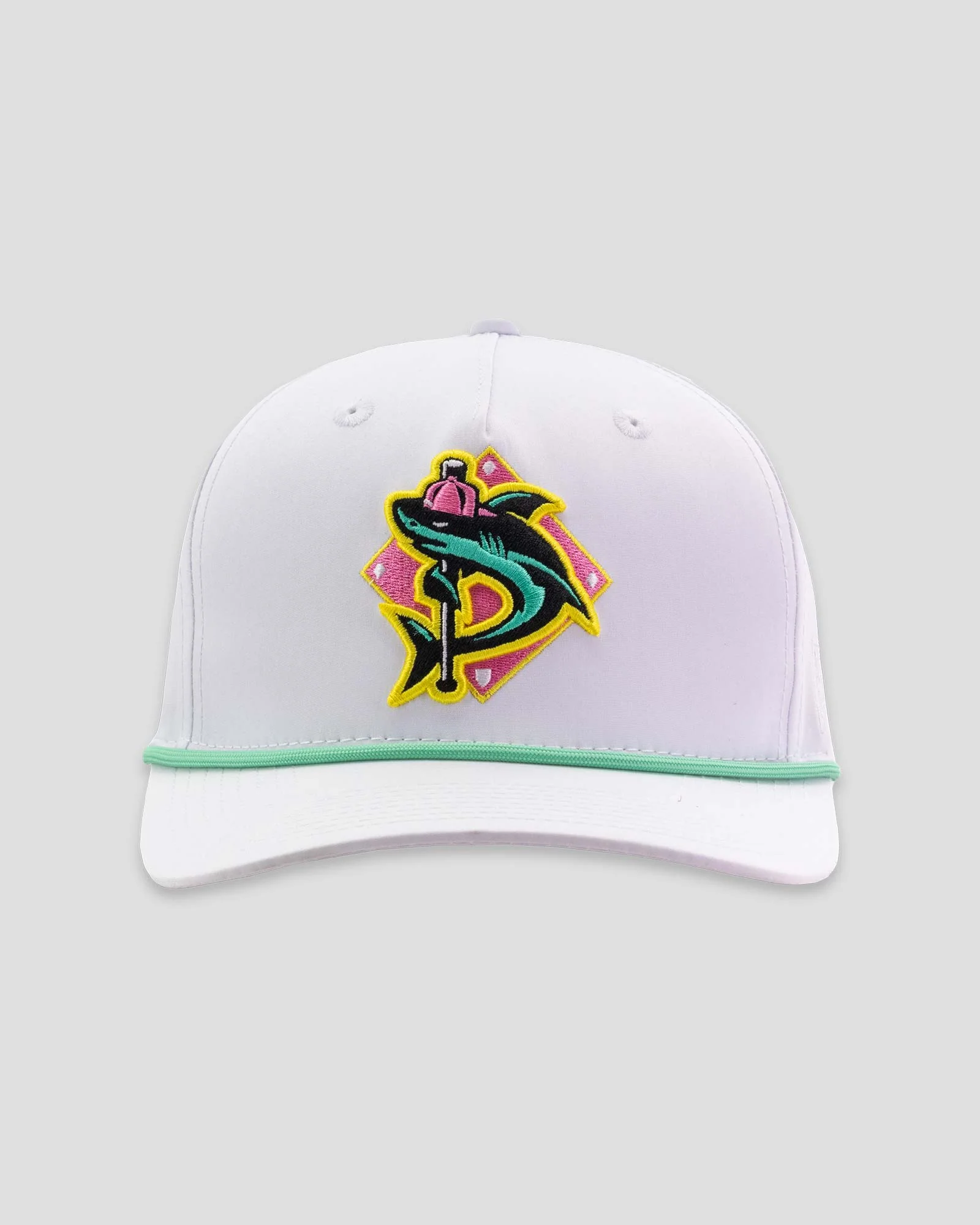 Shark Attack Rope Cap - White - Image 2