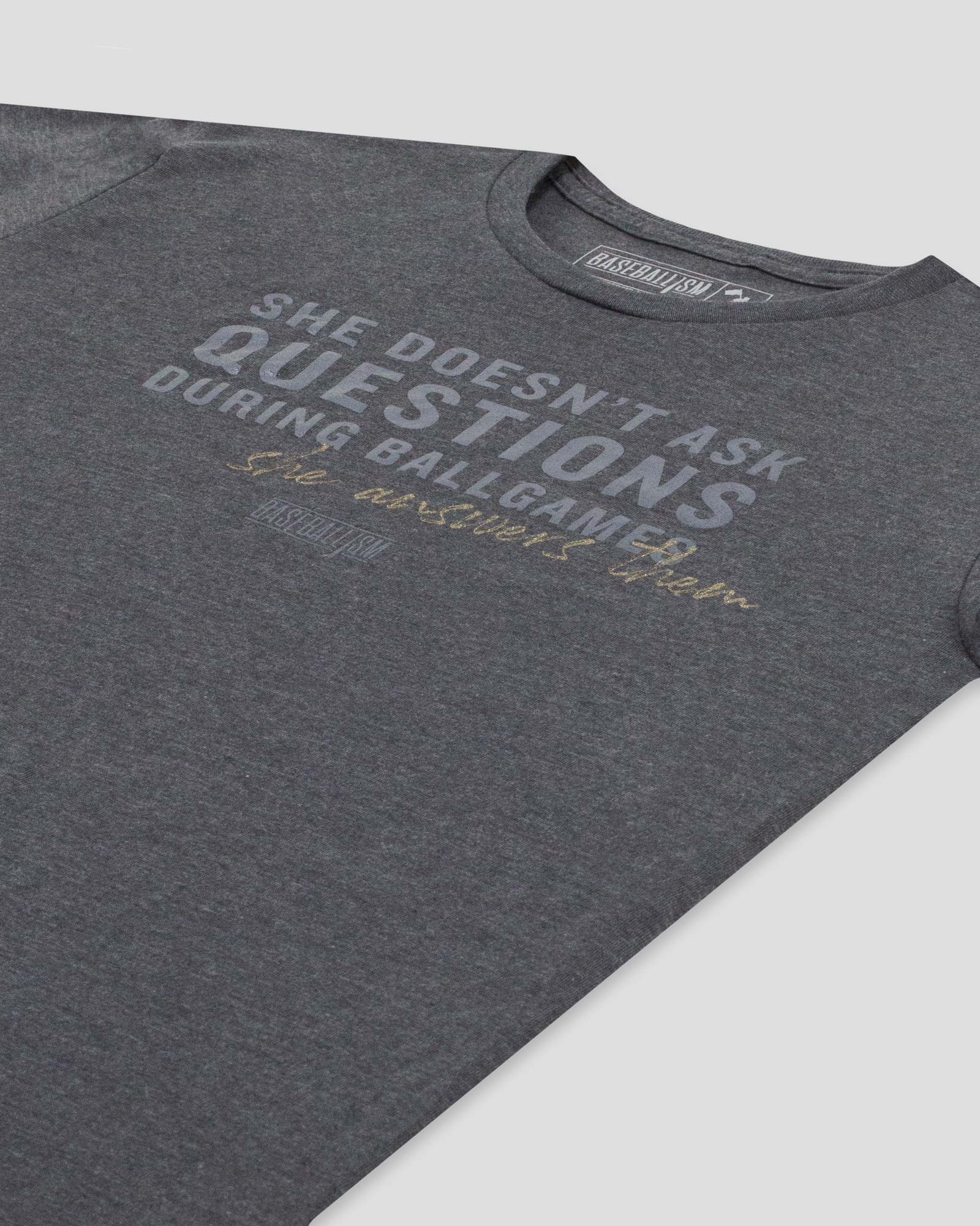She Answers Them - Warm-Up Tee - Image 3