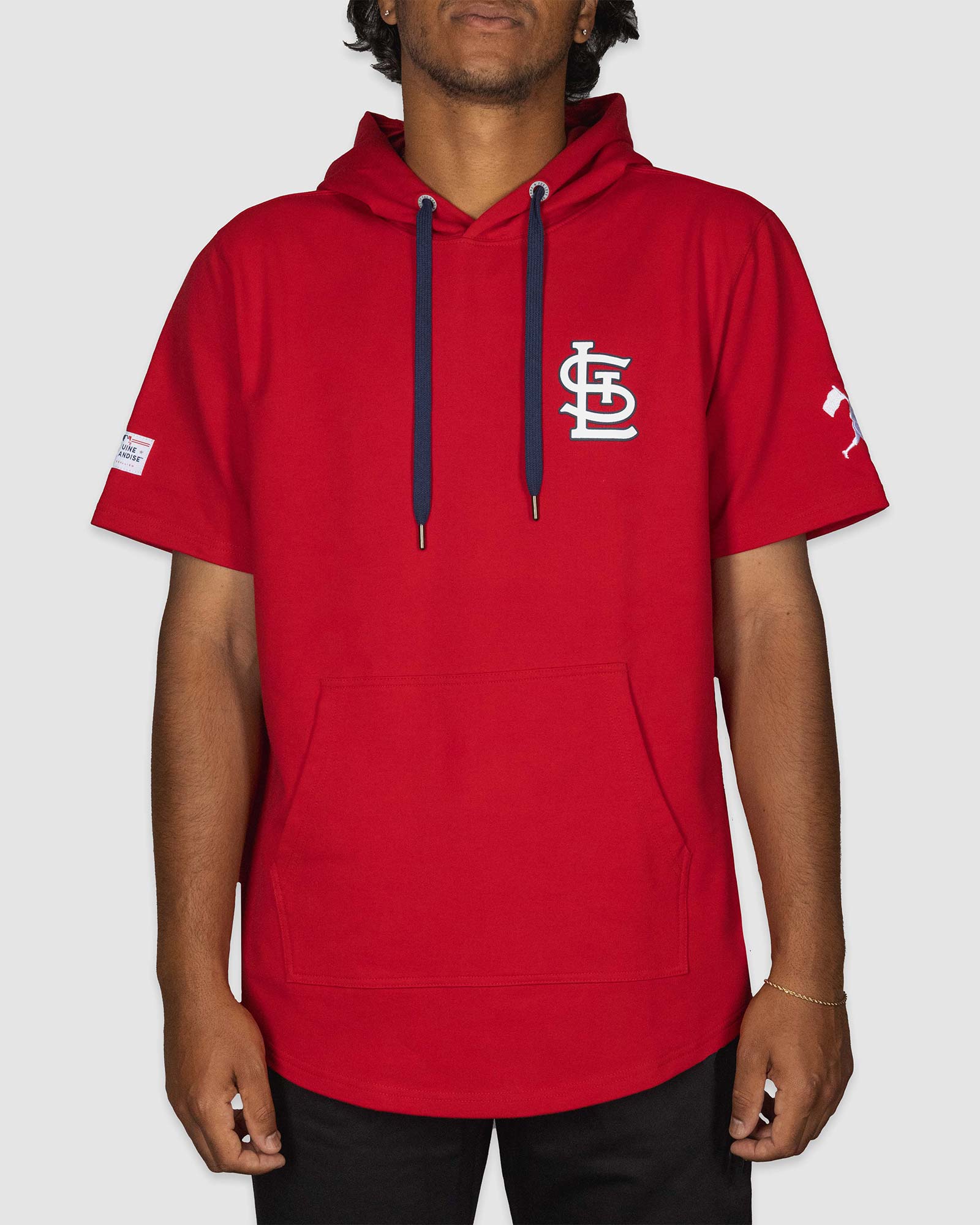 Short Sleeve Hoodie - St. Louis Cardinals - Image 2