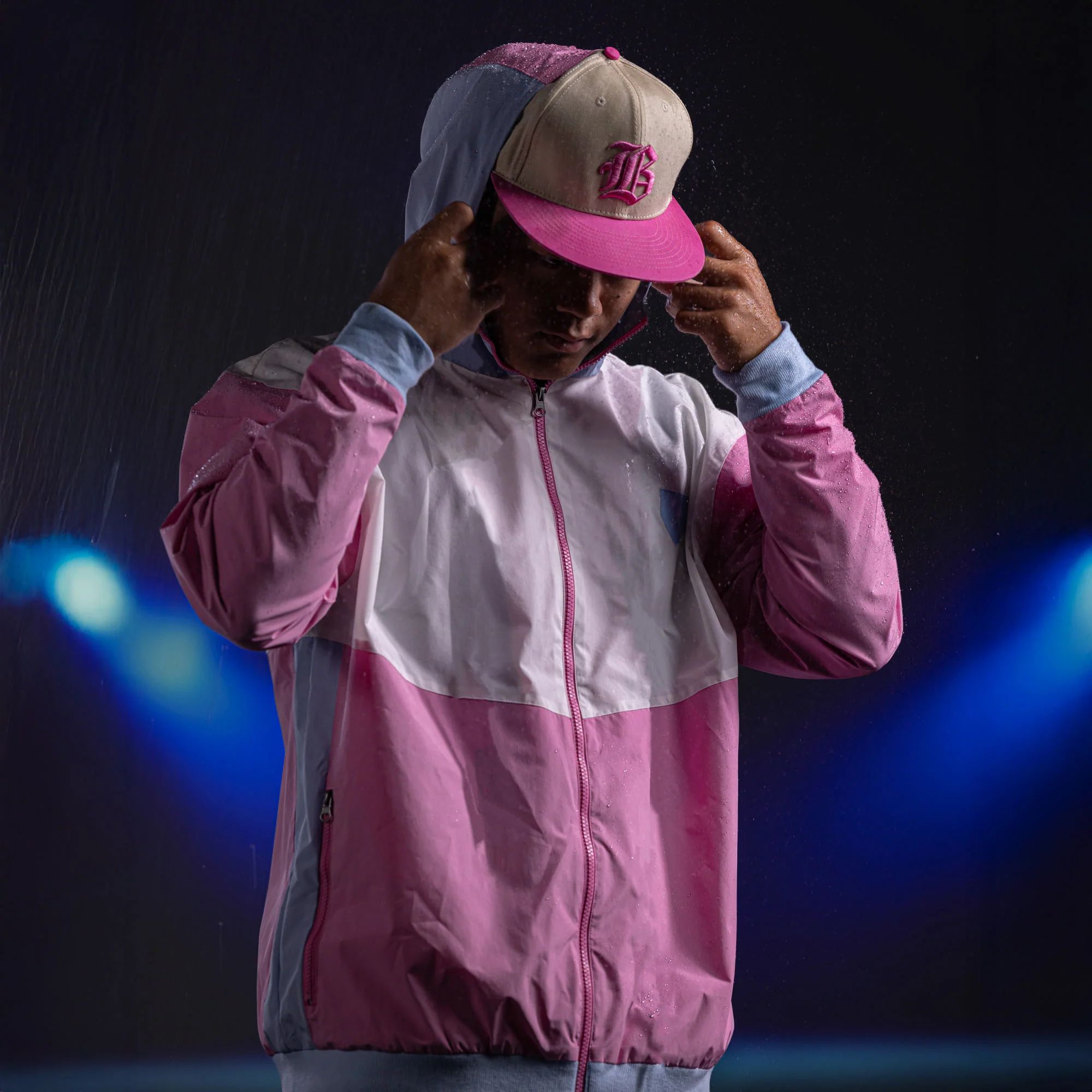 Shutout Retro Windbreaker - Cotton Candy - Image 4