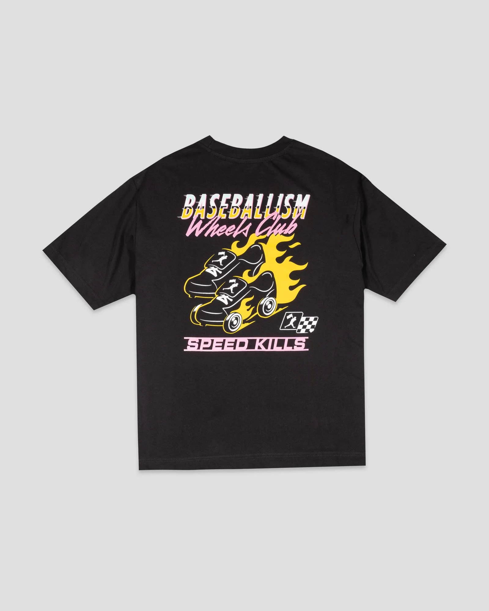 Speed Kills Pima Cotton T-Shirt - Black