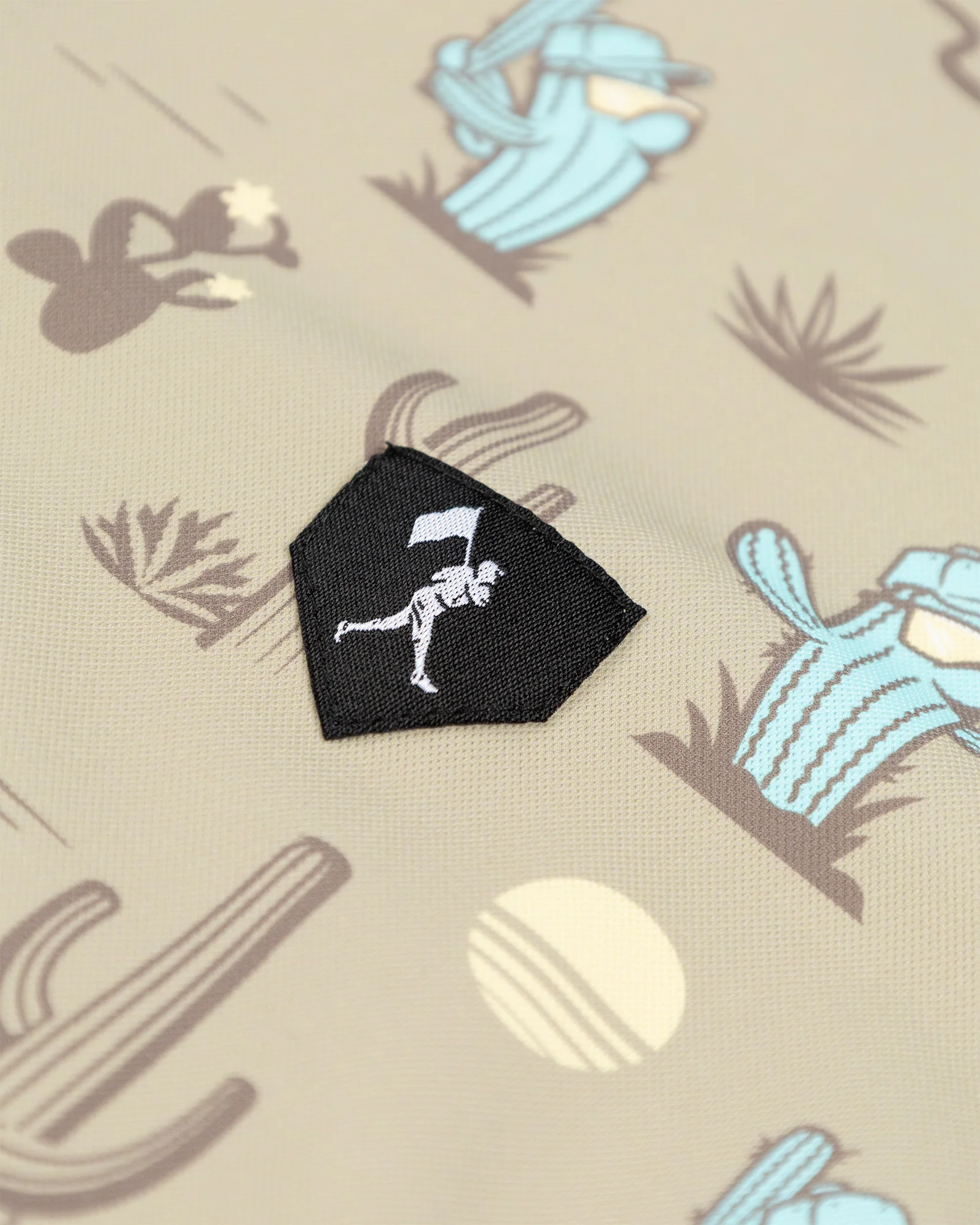 Spring Ball Cactus (Tan) - Four Hitter Polo - Image 2