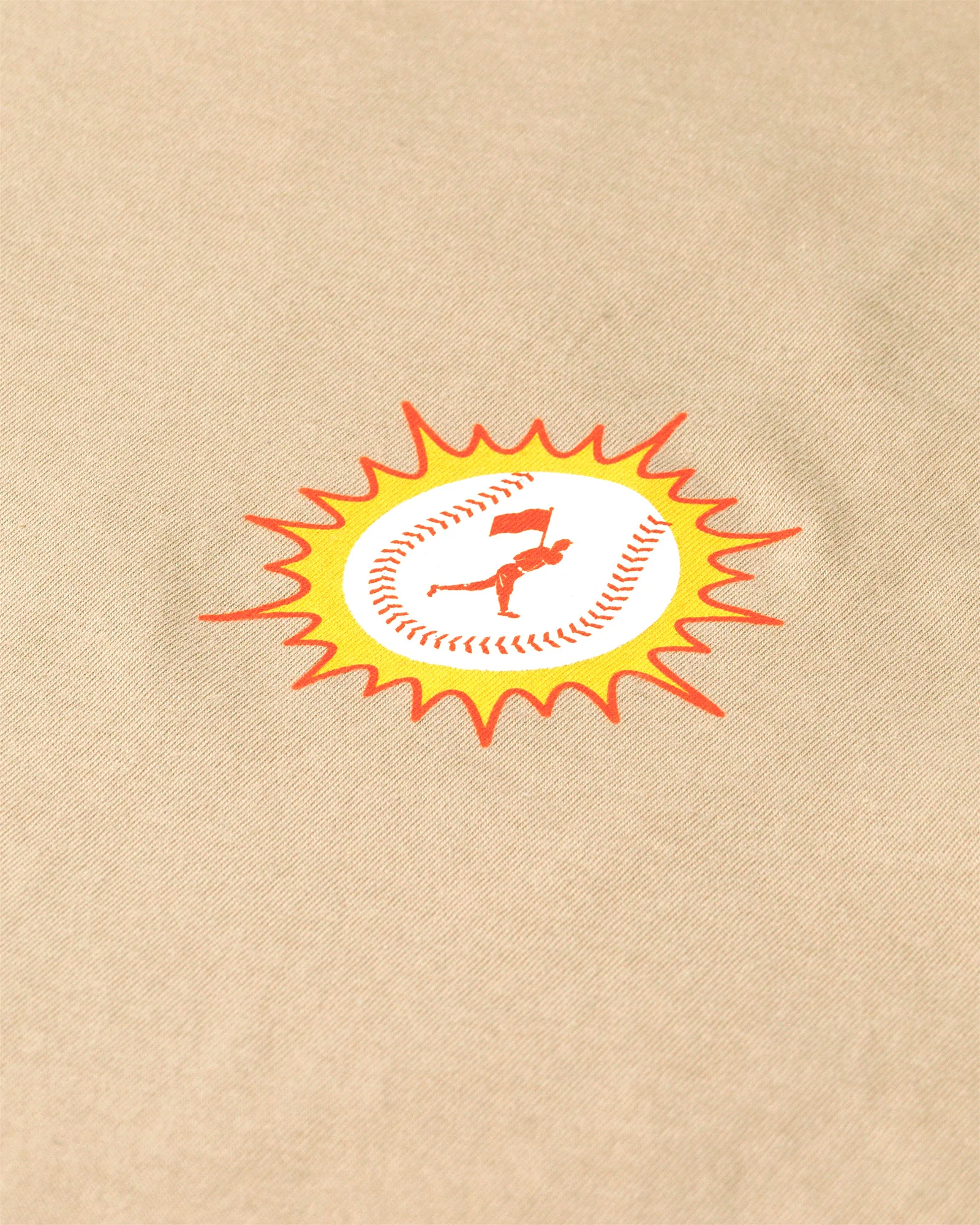 Sunny Days and Double Plays T-Shirt - Tan - Image 3