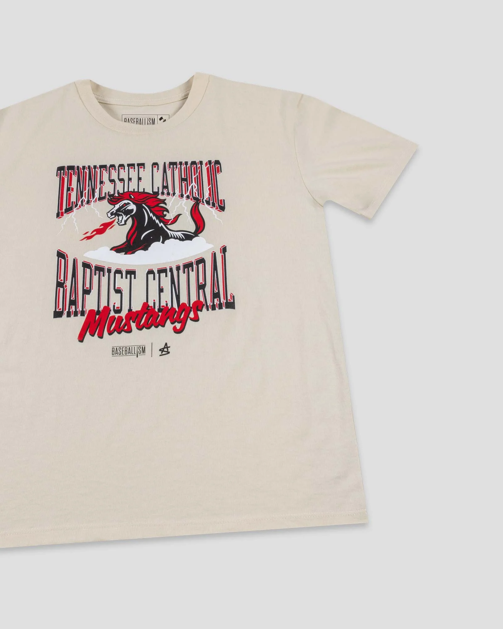 Tennessee Catholic Baptist Central Youth (Cream) - Baseballism x Austin Schultz - Image 2