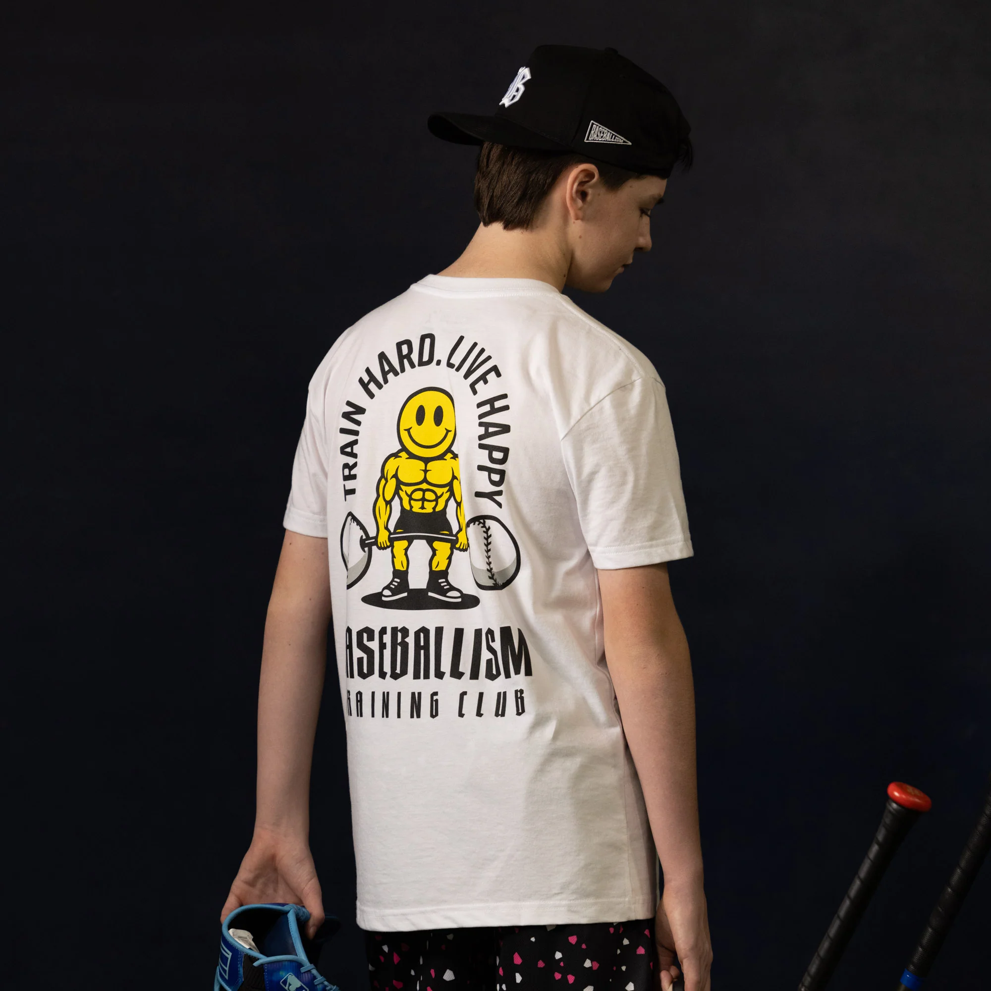 Train Hard Live Happy T-Shirt - Youth - Image 4