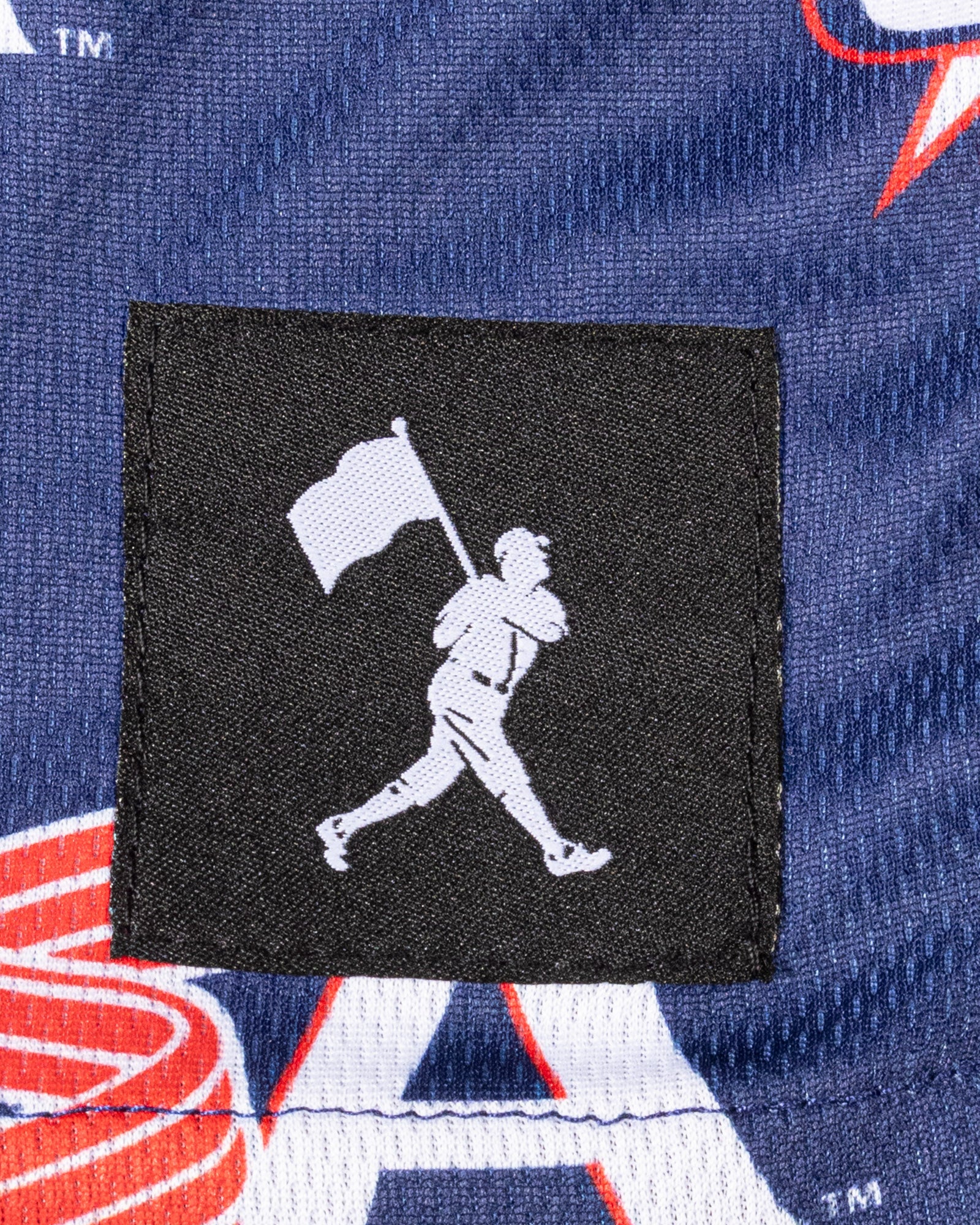 USA Pattern Diamond Air Youth Mesh Shorts (Navy) - Baseballism x USA Baseball - Image 4