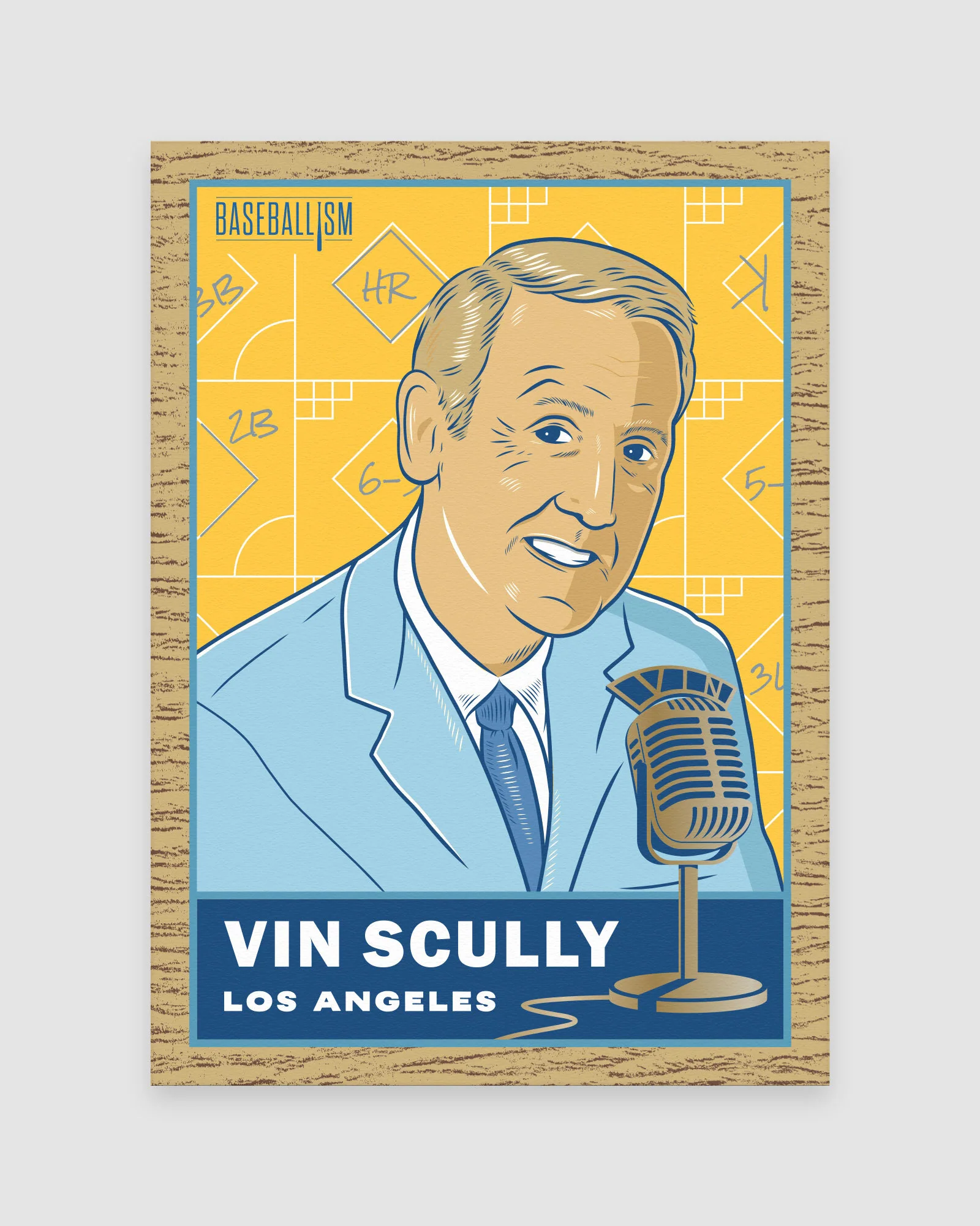 Vin Scully Collectible Card - Image 3