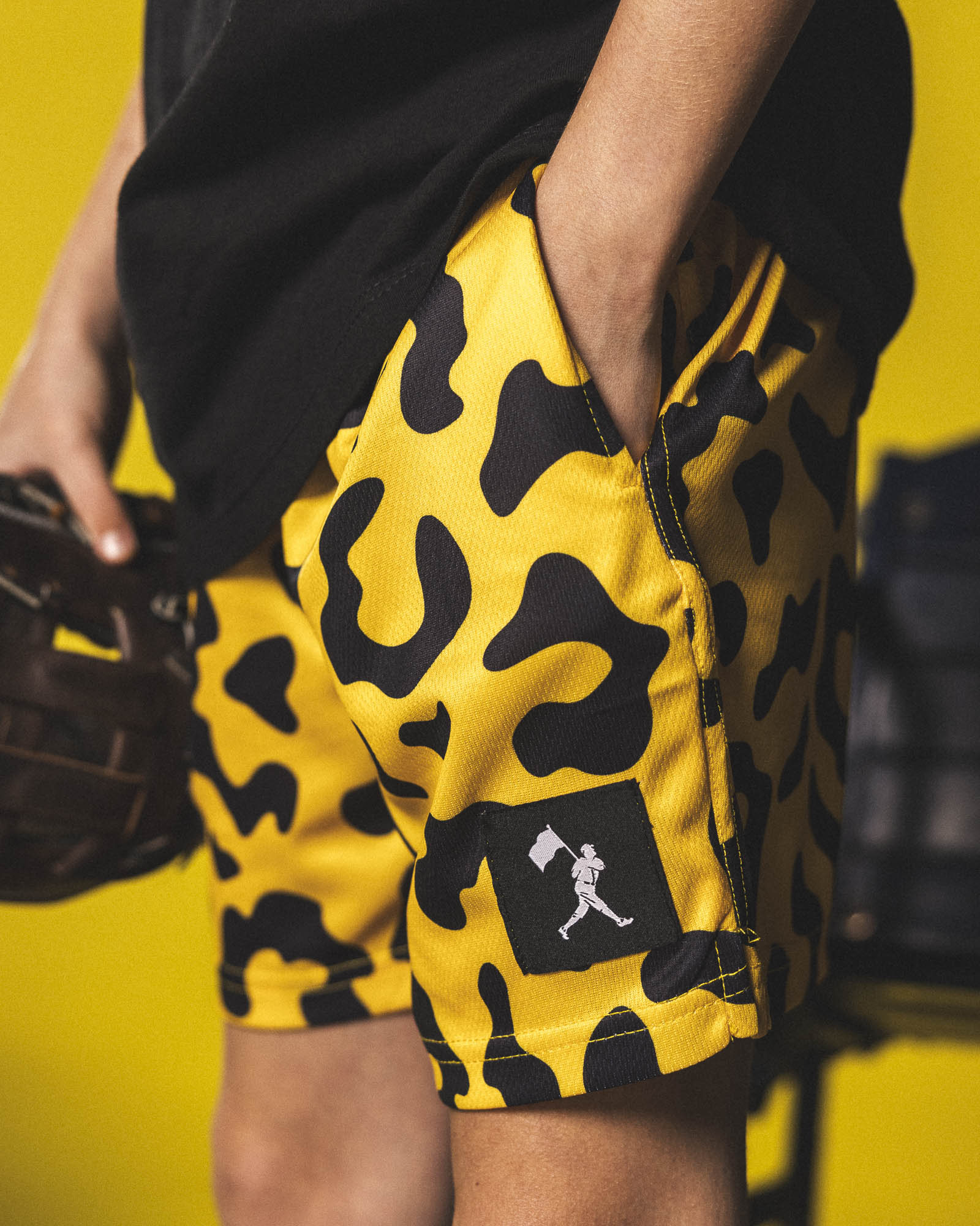 Wild Pitch Diamond Air Mesh Shorts - Cheetah - Image 6