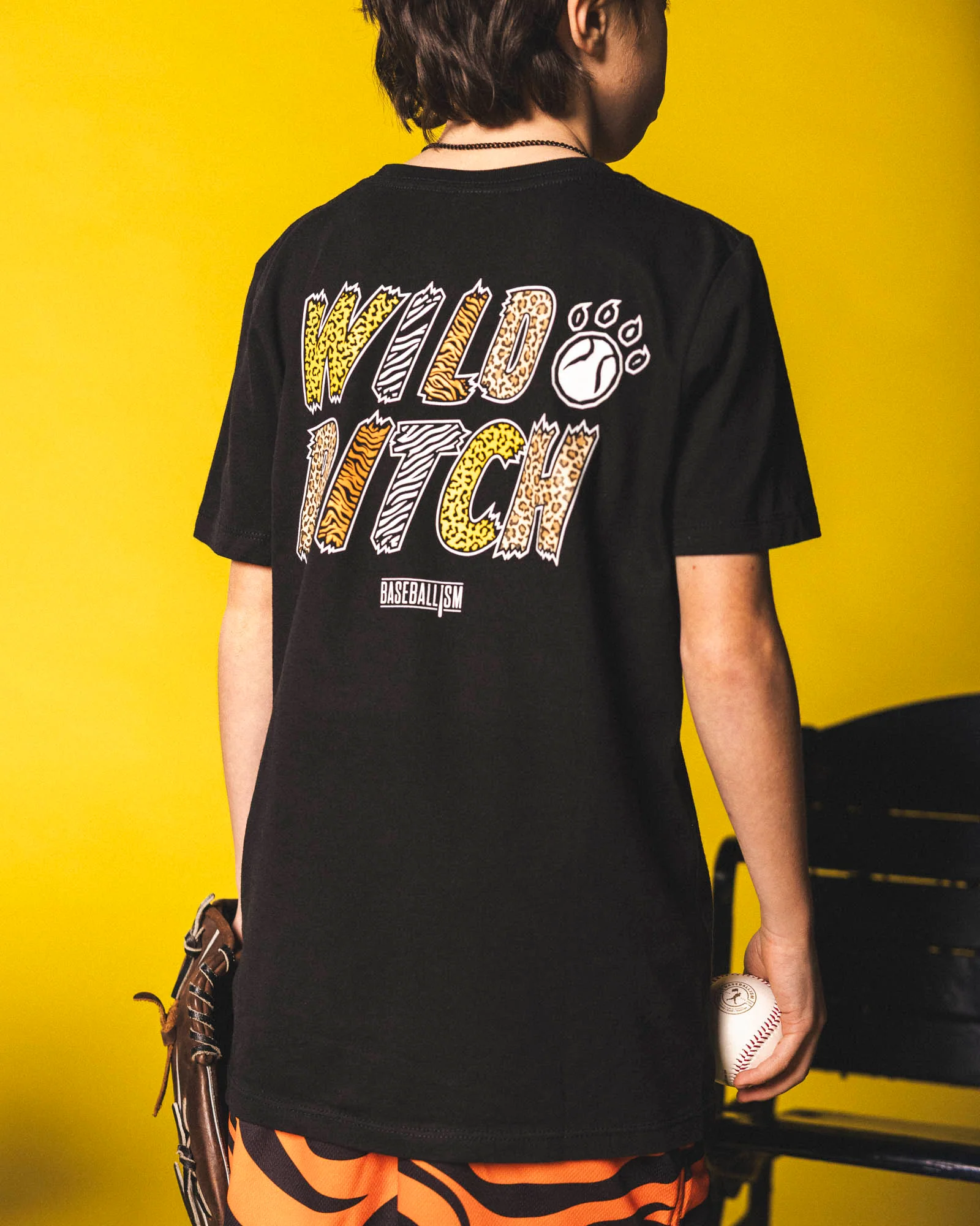 Wild Pitch T-Shirt - Black - Image 4