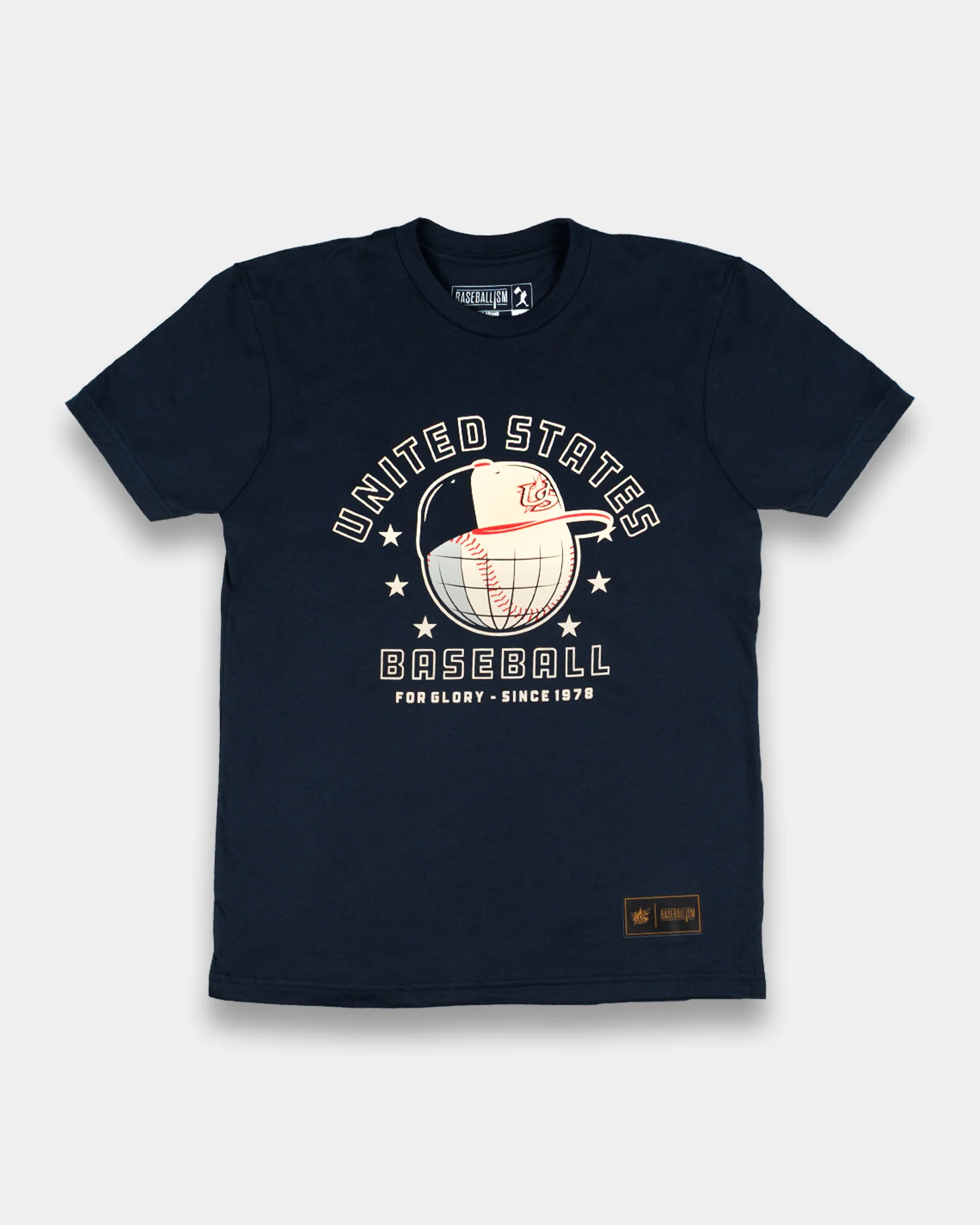 World Stage T-Shirt - Baseballism x USA Baseball