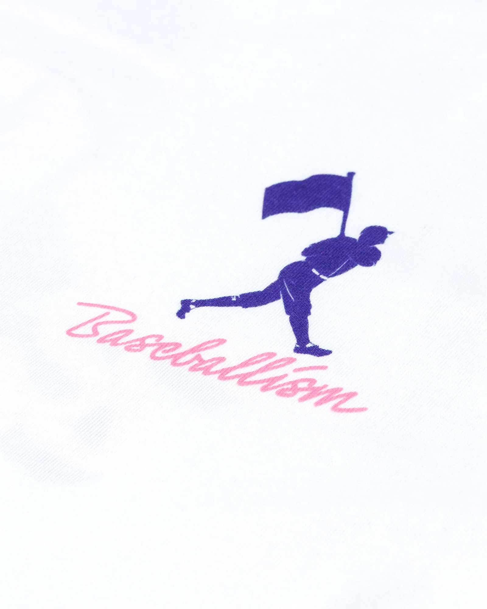 Yuvi Happy Place Baseballism T-Shirt (White) - Youth - Image 3