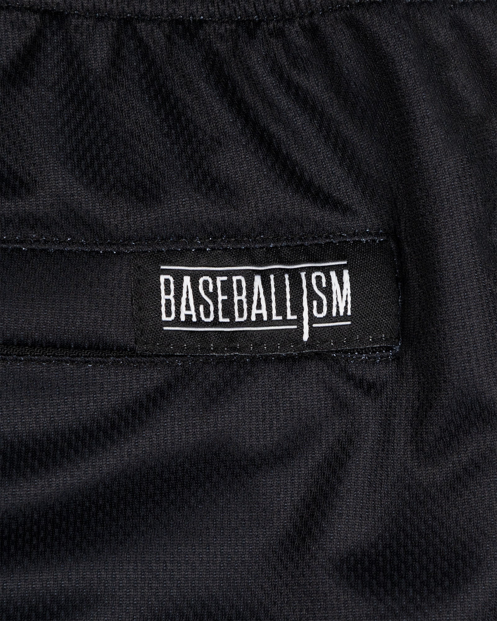 Yuvi Retro Baseballism Diamond Air Mesh Shorts - Black - Image 5