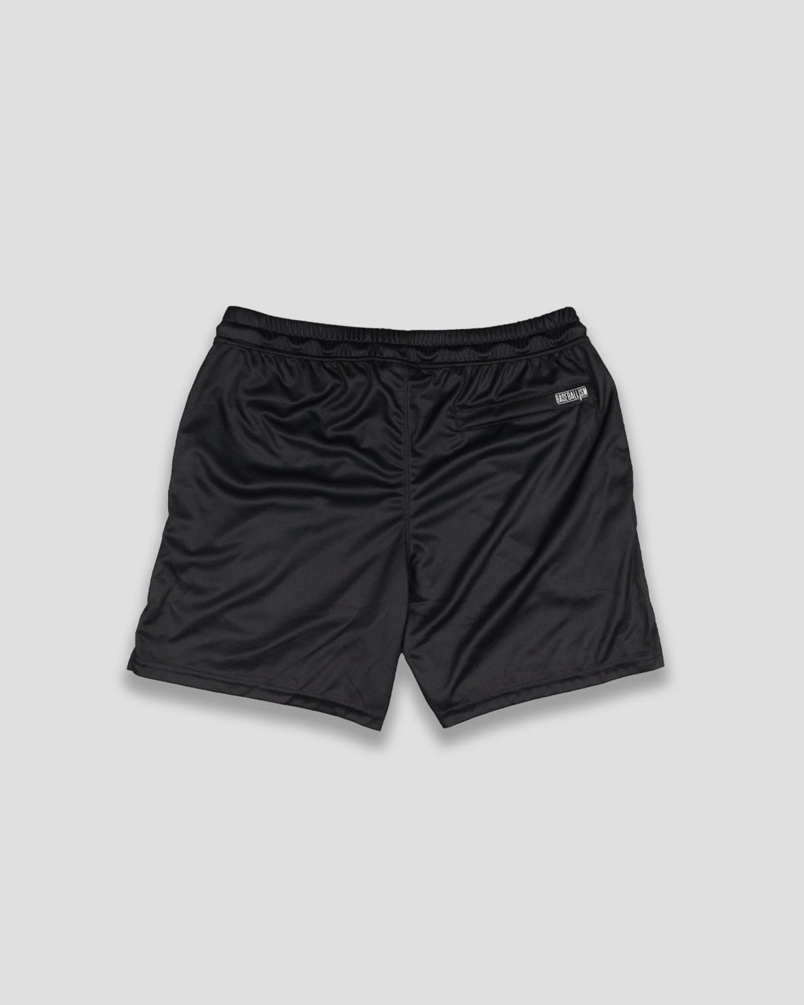 Yuvi Retro Baseballism Diamond Air Mesh Shorts (Black) - Youth - Image 2
